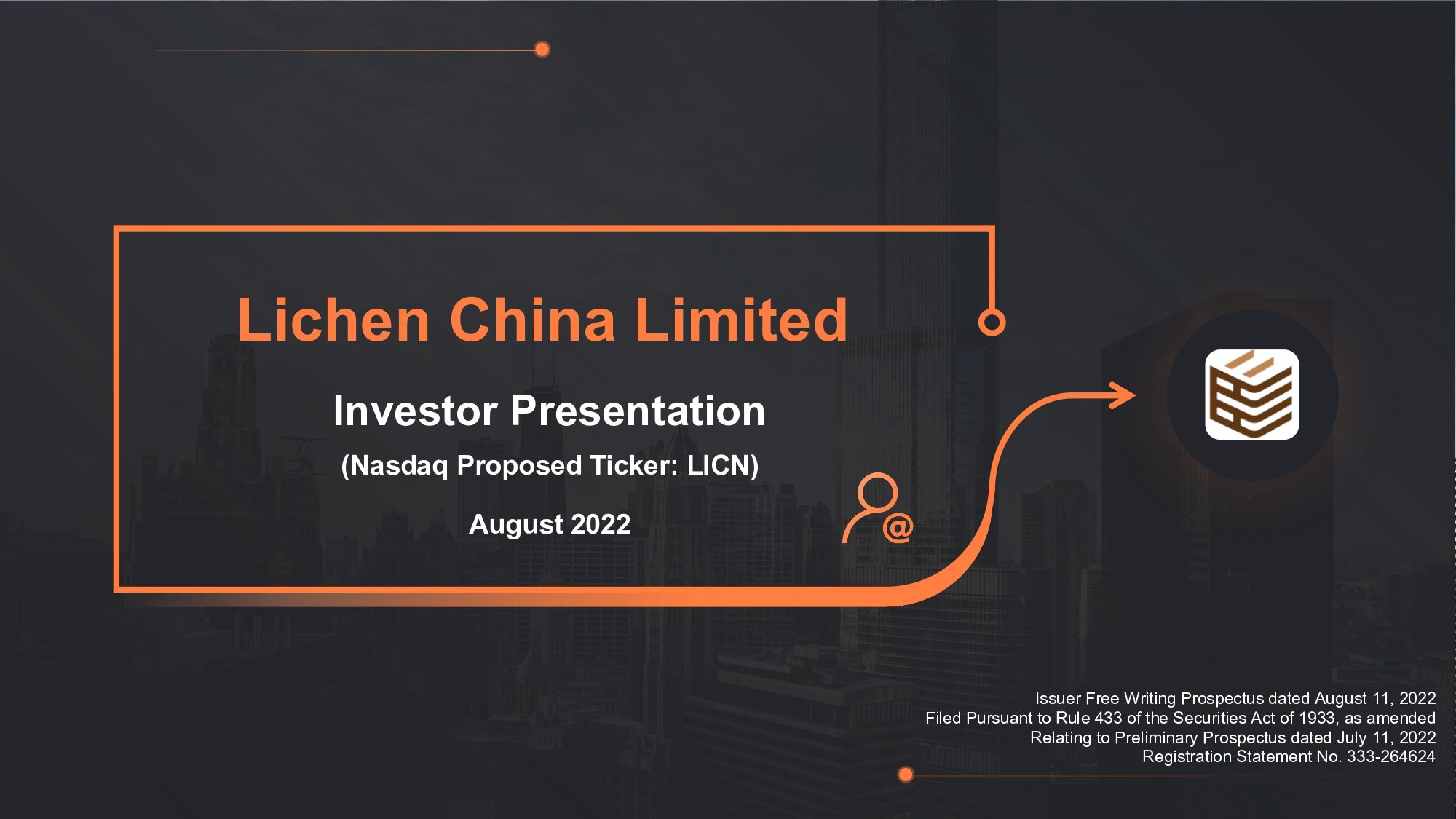 Lichen China (LICN) IPO deck