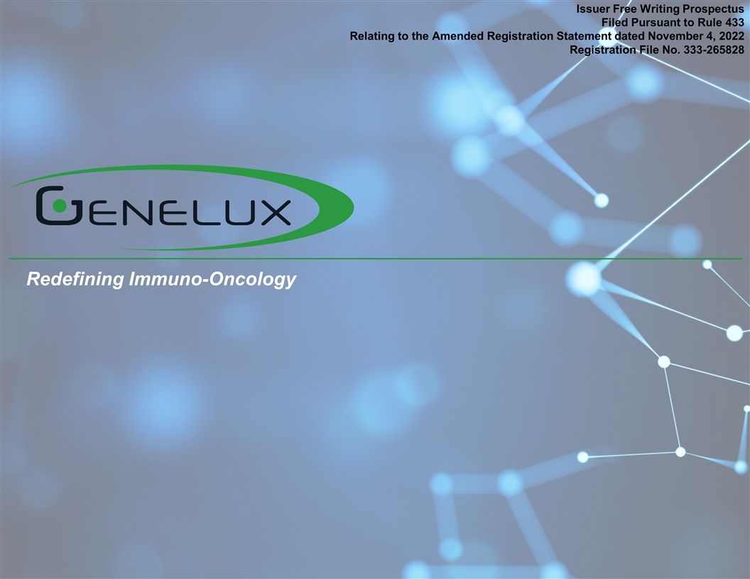 Genelux (GNLX) IPO deck