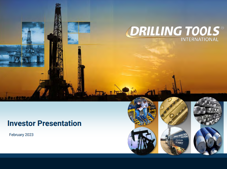 Drilling Tools International (DTI) via ROC Energy Acq (ROC) deck