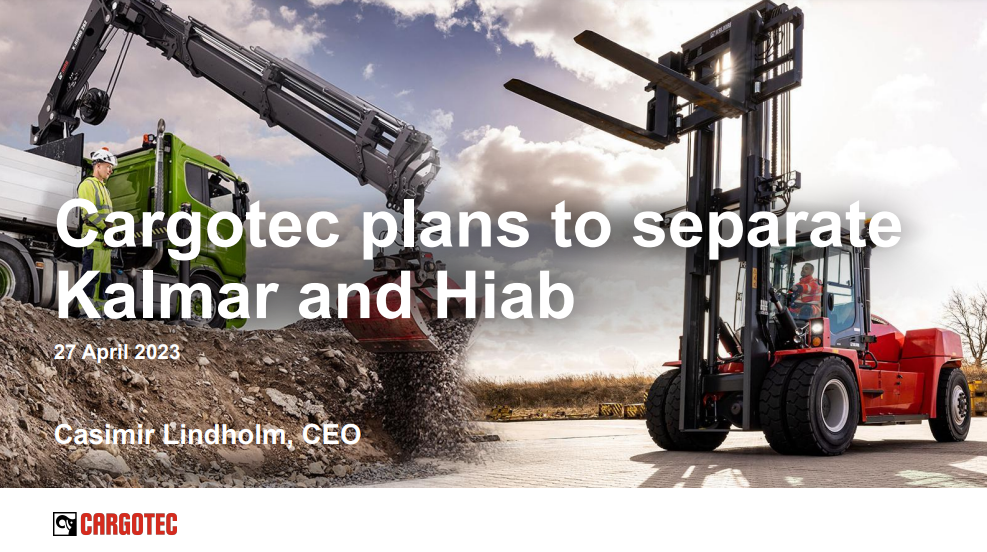 Cargotec Spin-Off deck