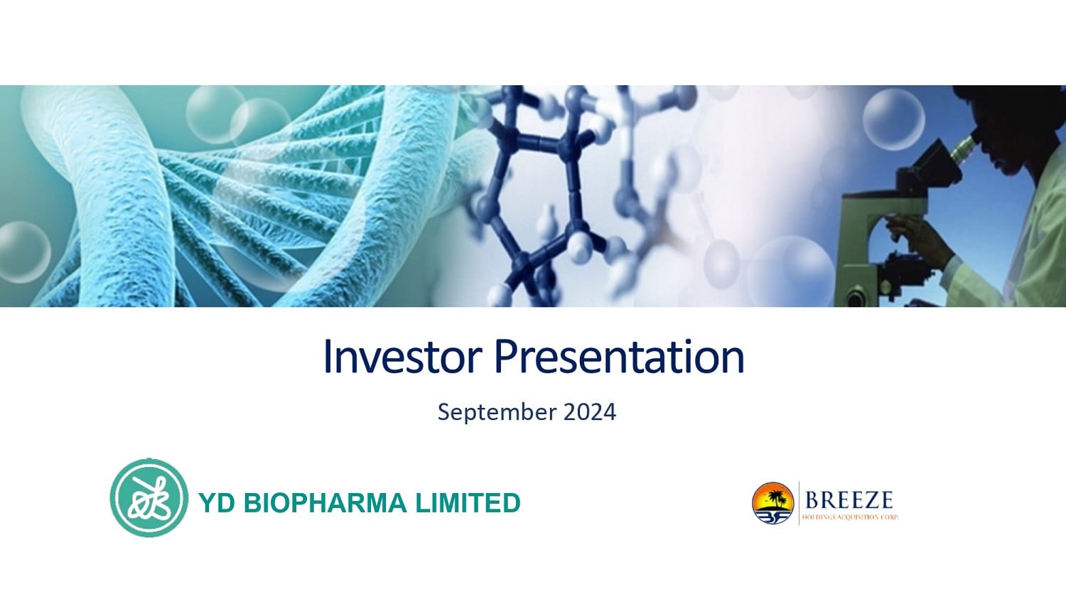 YD Biopharma via Breeze Holdings (BRZH) deck