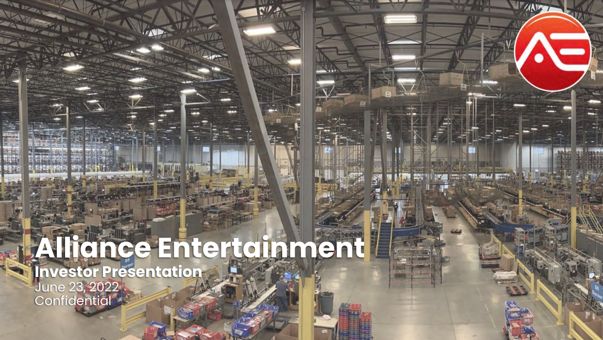 Alliance Entertainment (AENT) via Adara Acquisition (ADRA) deck