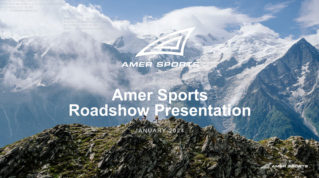 Amer Sports (AS) IPO deck