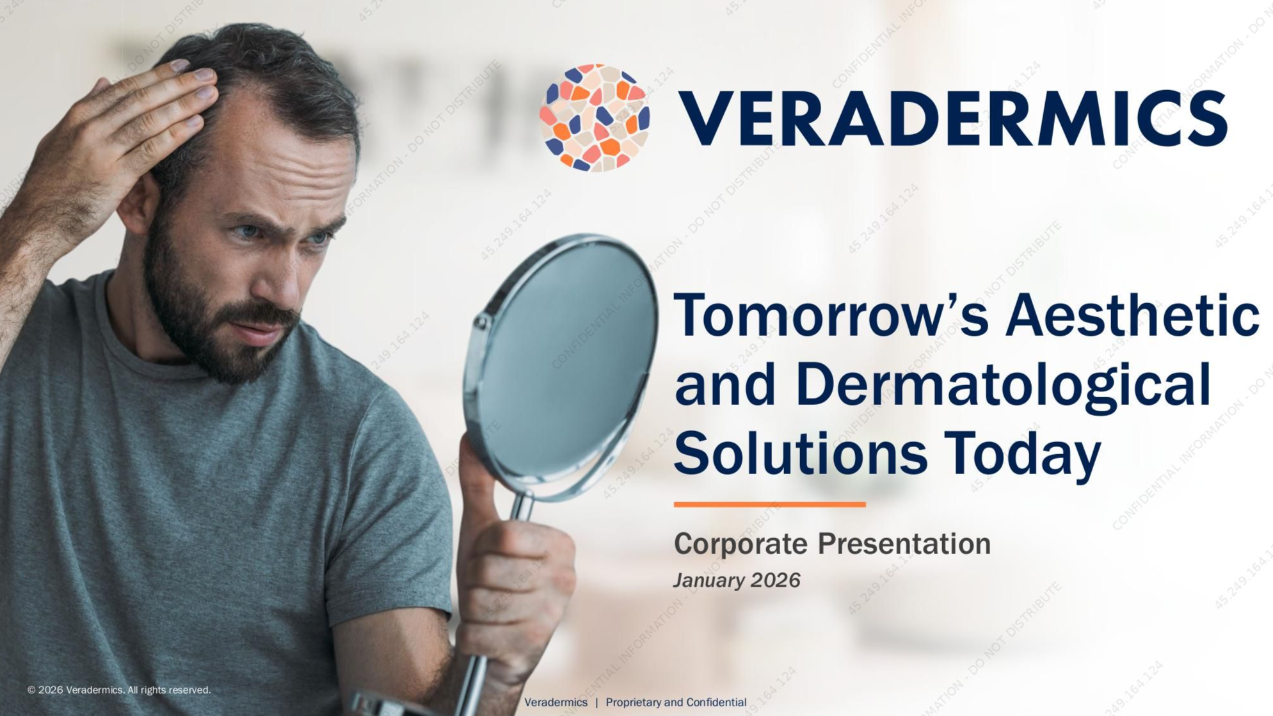 Veradermics (MANE) IPO deck