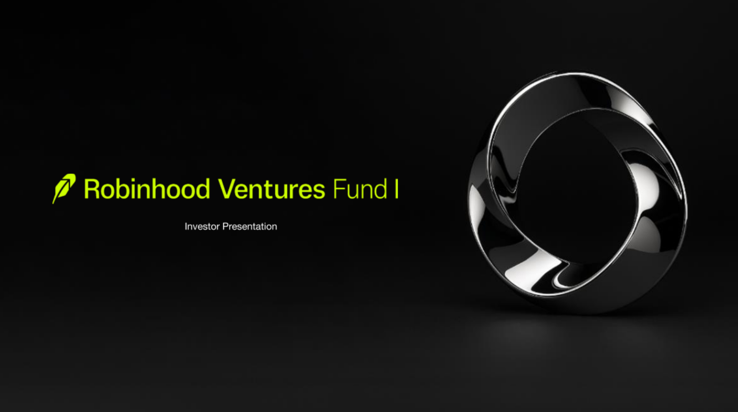 Robinhood Ventures Fund I (RVI) IPO deck